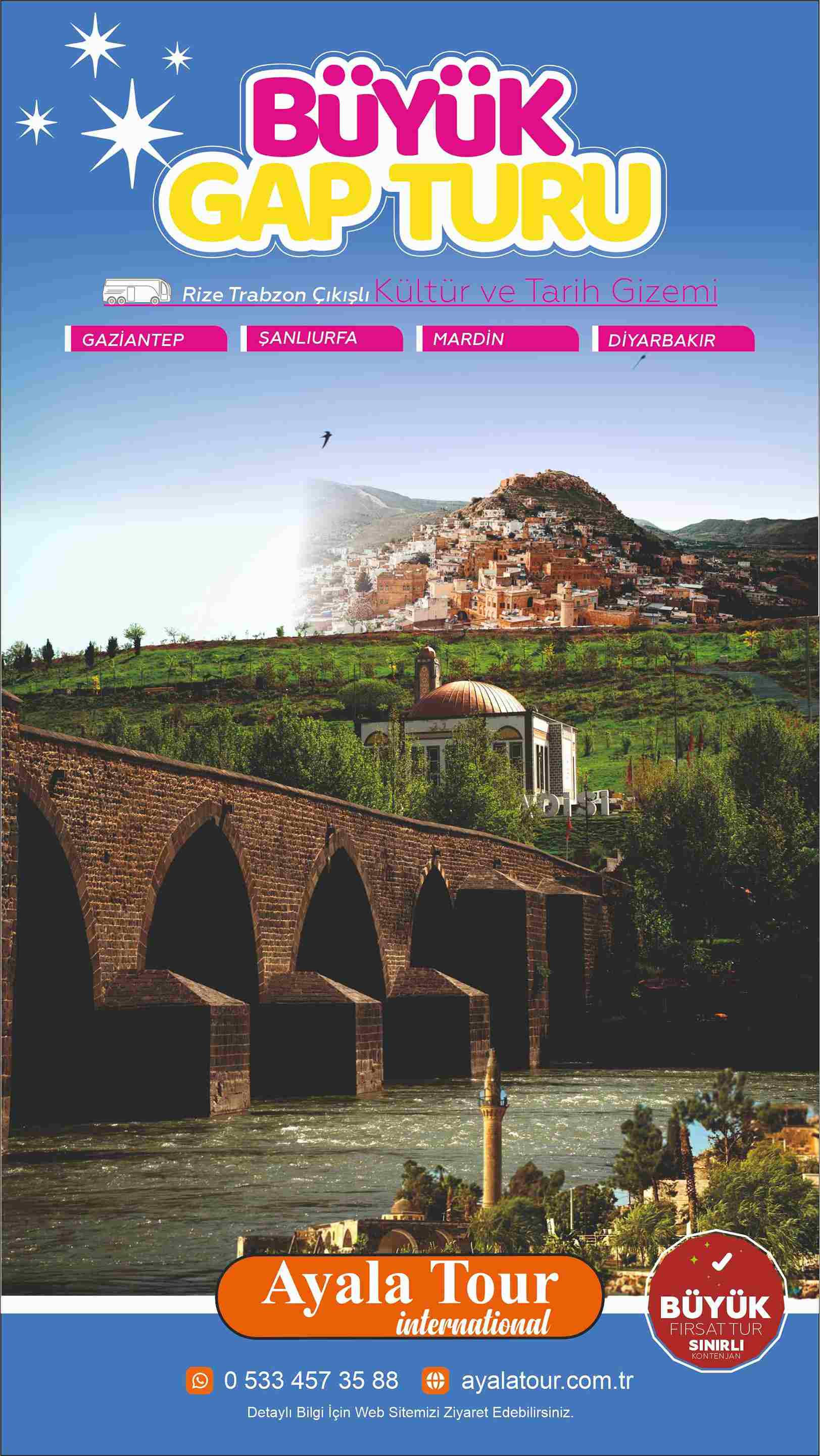 rize çıkışlı gap turu