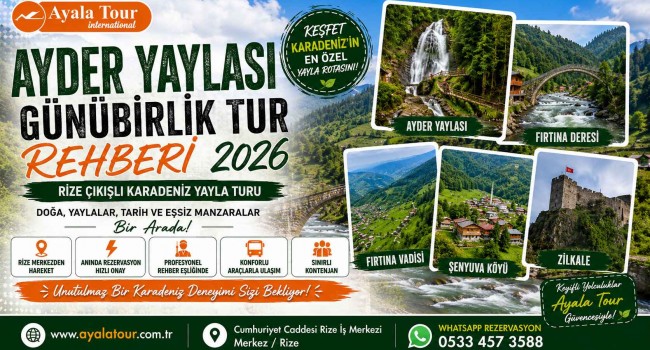 Ayder Yaylası Günübirlik Tur Rehberi
