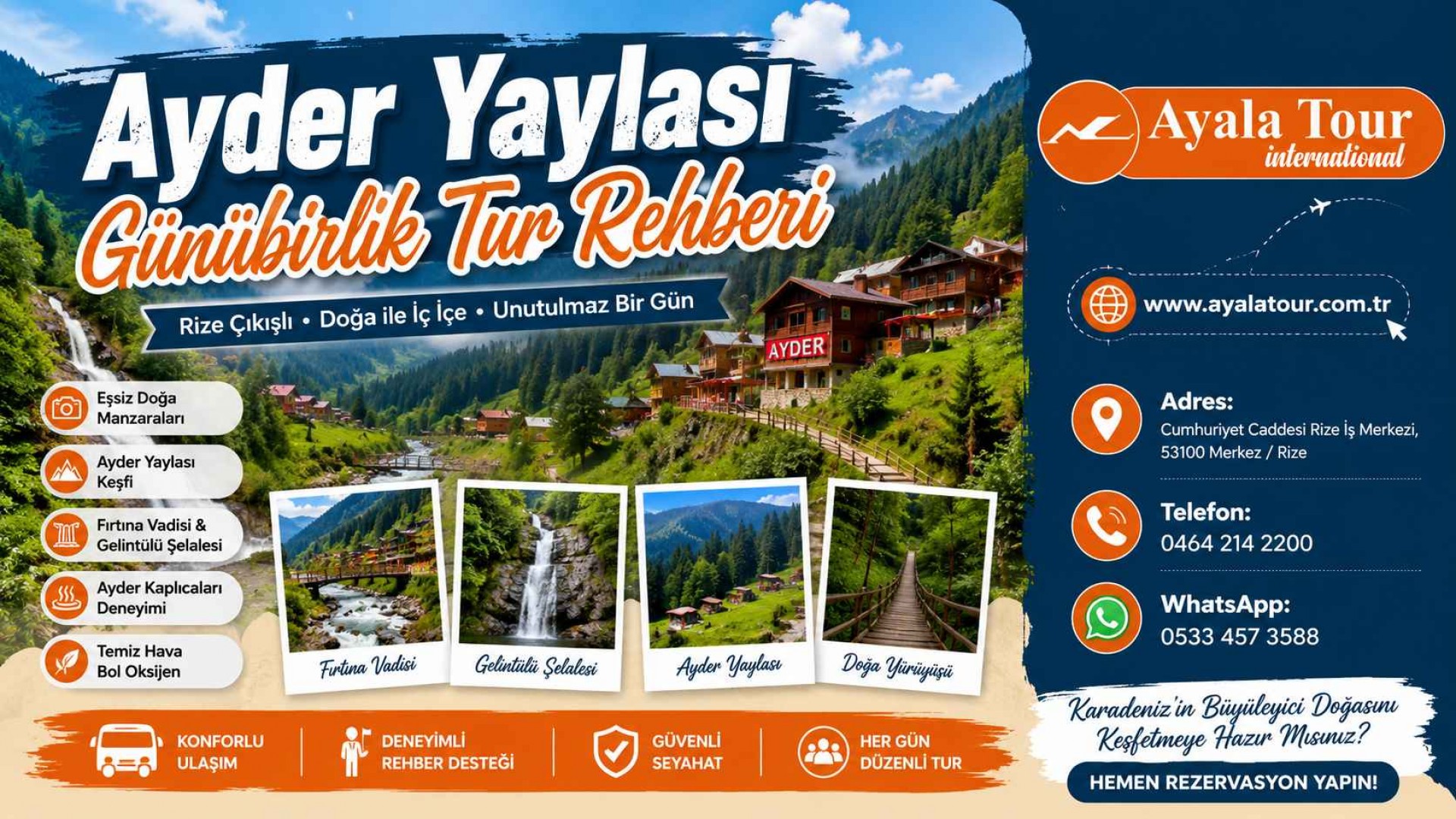Ayder Yaylası Günübirlik Tur Rehberi