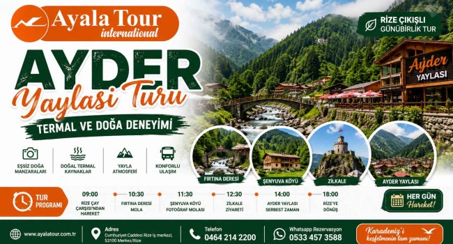 Ayder Yaylası Turu – Termal ve Doğa Deneyimi