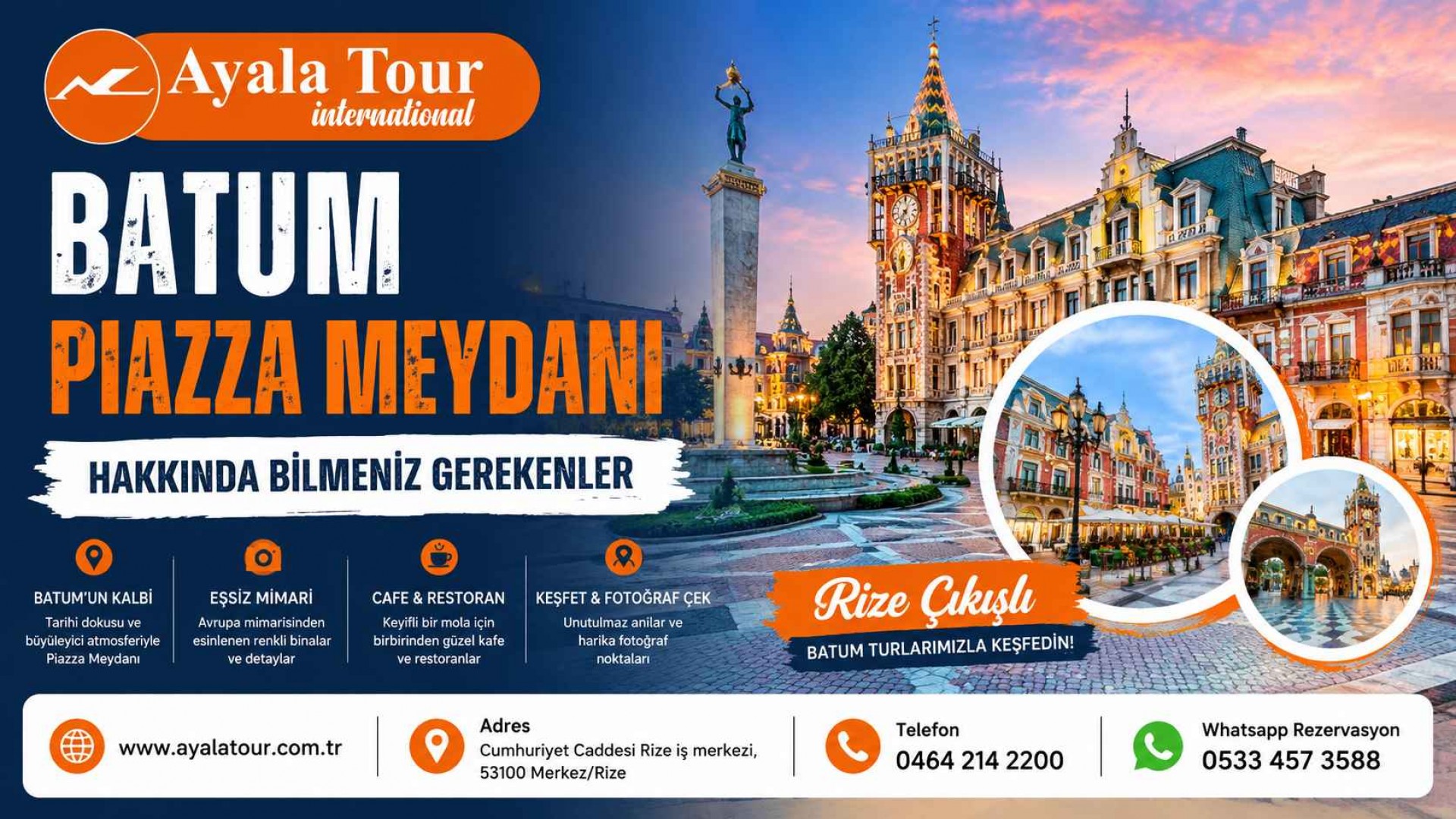 Batum Piazza Meydanı Hakkında Bilmeniz Gerekenler