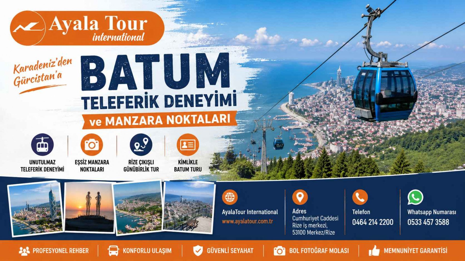 Batum Teleferik Deneyimi ve Manzara Noktaları