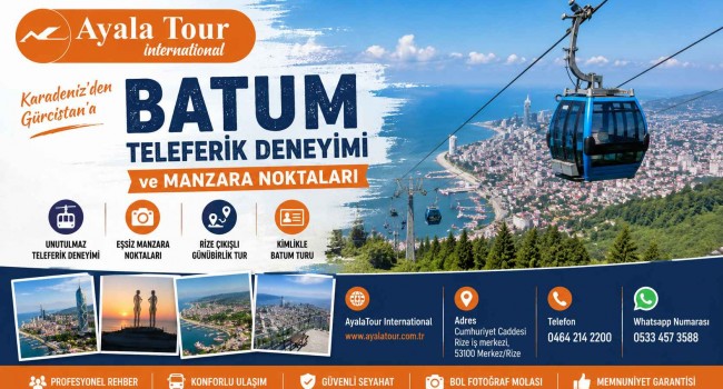Batum Teleferik Deneyimi ve Manzara Noktaları