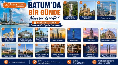 Batum'da Bir Günde Nereler Gezilir?