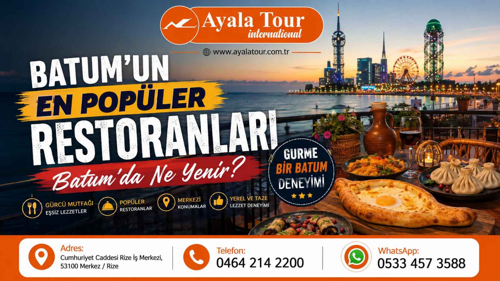 Batum'un En Popüler Restoranları