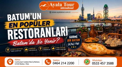 Batum'un En Popüler Restoranları
