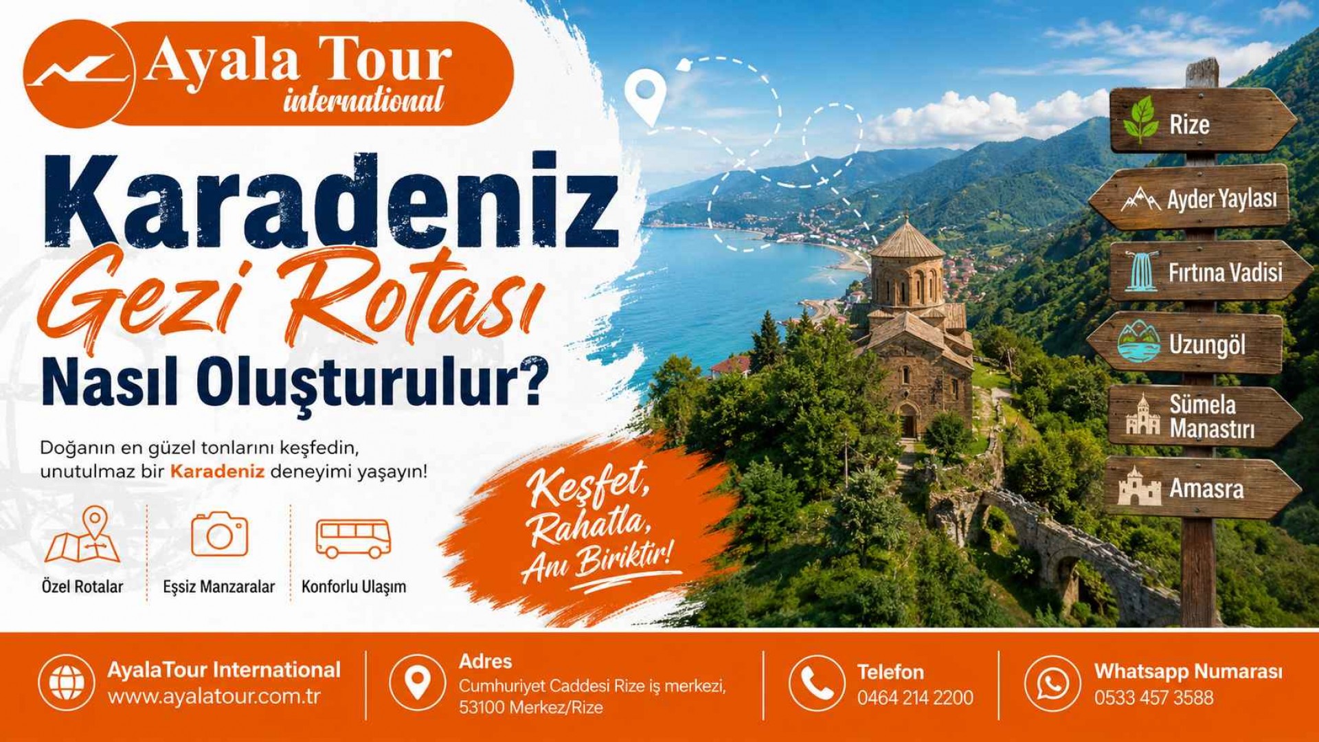 Karadeniz Gezi Rotası Nasıl Oluşturulur?