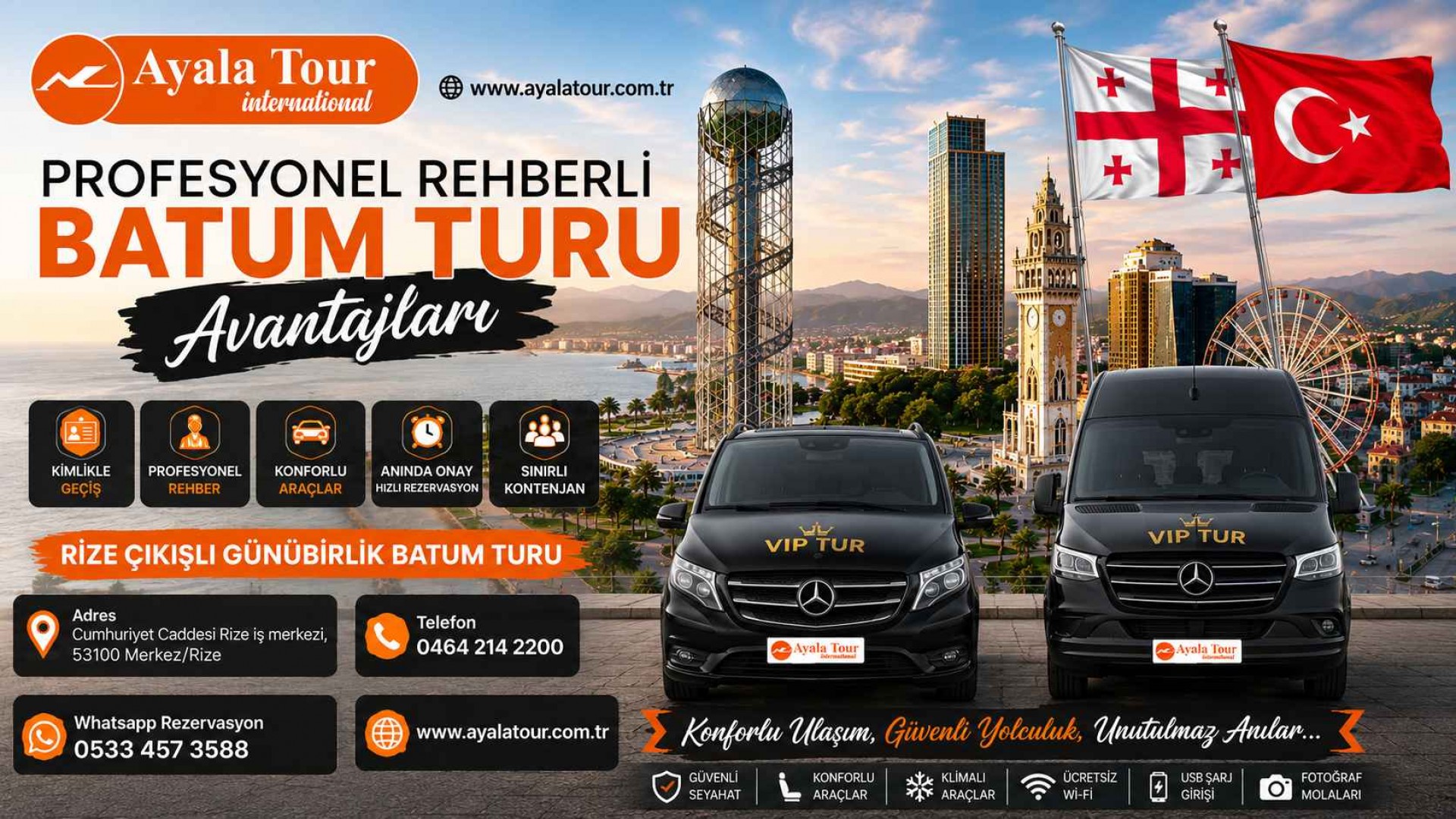 Profesyonel Rehberli Batum Turu Avantajları