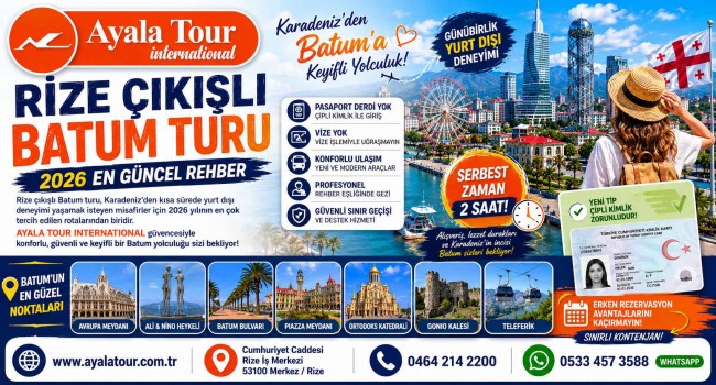 Rize Çıkışlı Batum Turu – 2026 En Güncel Rehber
