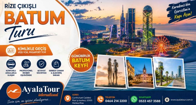 Batum Turu Fiyatları 2026 – Güncel Bilgilendirme