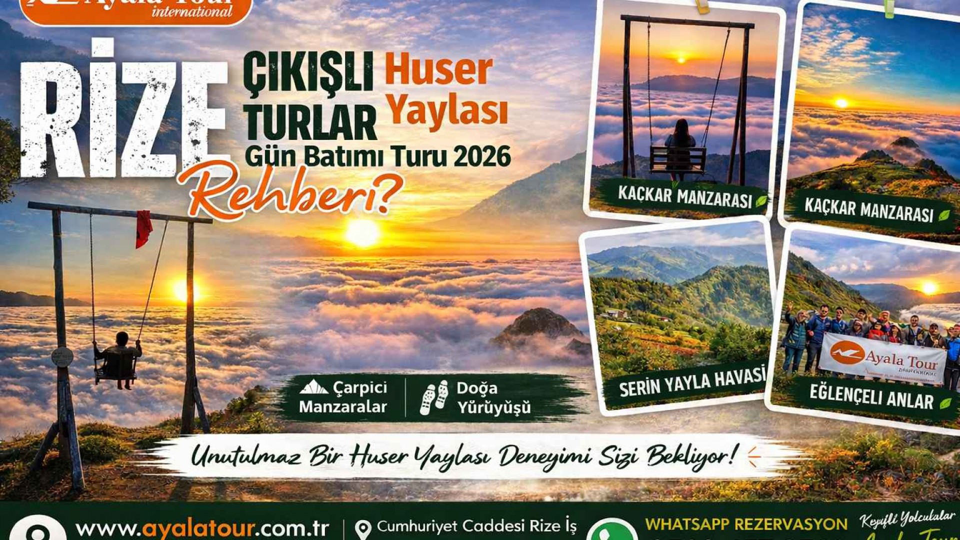 Rize Günübirlik Huser Yaylası Gün Batımı Turu 2026 Neden Popüler? Rize Günübirlik Huser Yaylası Gün Batımı Turu 2026 Neden Popüler?