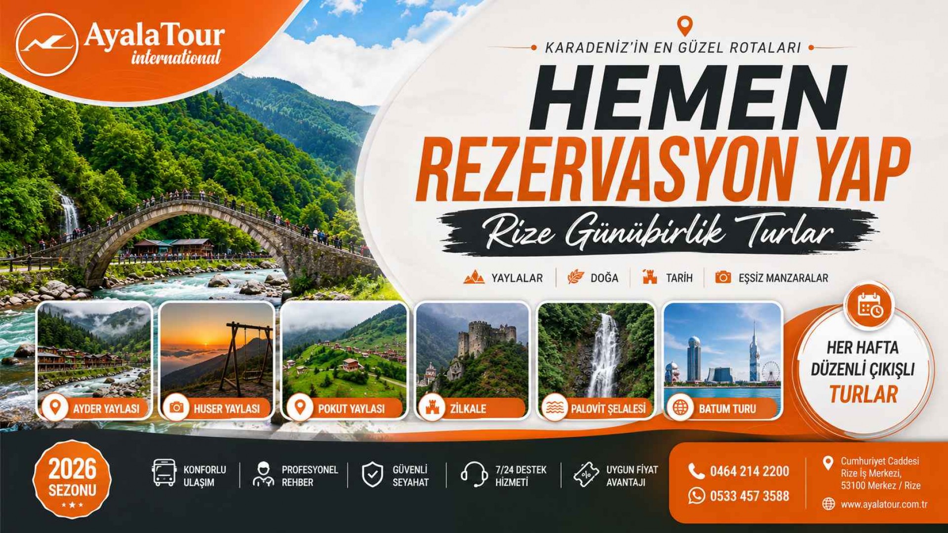 Hemen Rezervasyon Yap – Rize Günübirlik Turlar