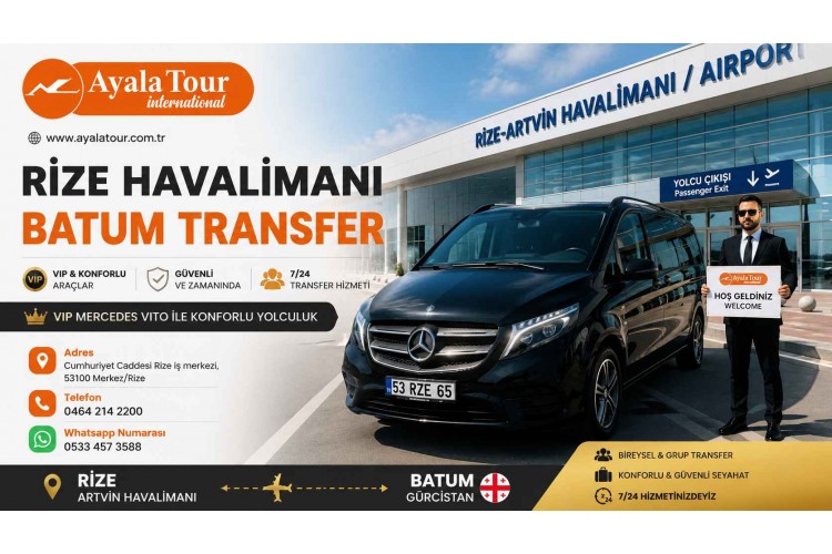 Rize Havalimanı - Batum Transfer