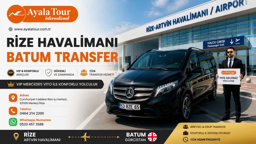 Rize Havalimanı - Batum Transfer