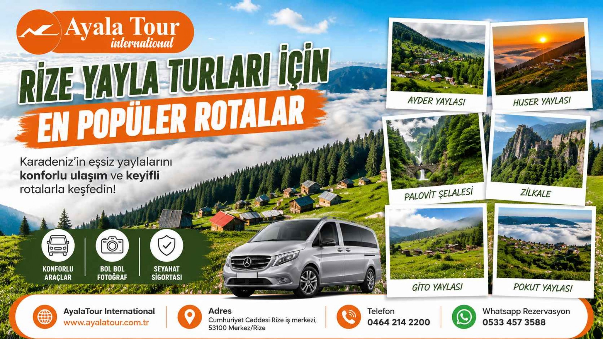 Rize Yayla Turları İçin En Popüler Rotalar