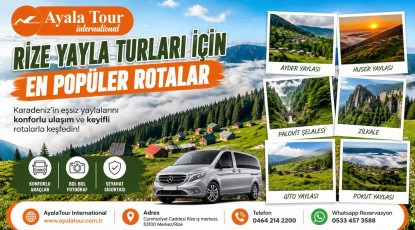 Rize Yayla Turları İçin En Popüler Rotalar