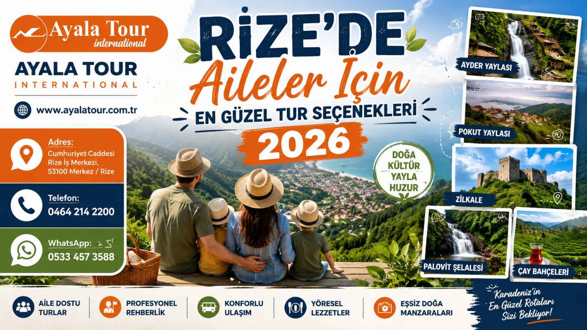 Rize’de Aileler İçin En Güzel Tur Seçenekleri 2026