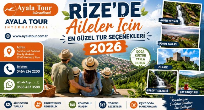 Rize’de Aileler İçin En Güzel Tur Seçenekleri 2026