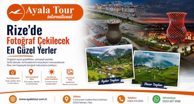 Rize’de Fotoğraf Çekilecek En Güzel Yerler