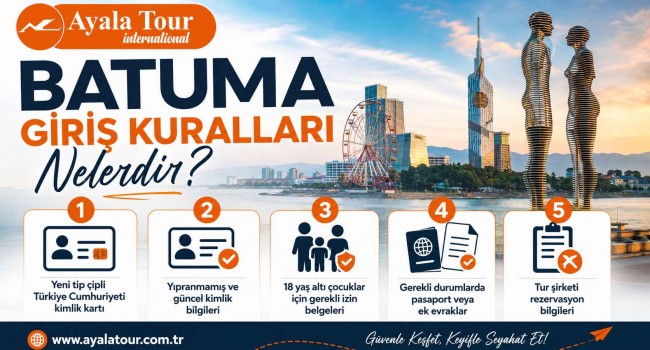 Batum Turu İçin Gerekli Belgeler (Kimlik Yeterli mi?)