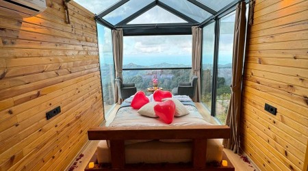 Rize Fırtına Vadisi Jakuzili Bungalov