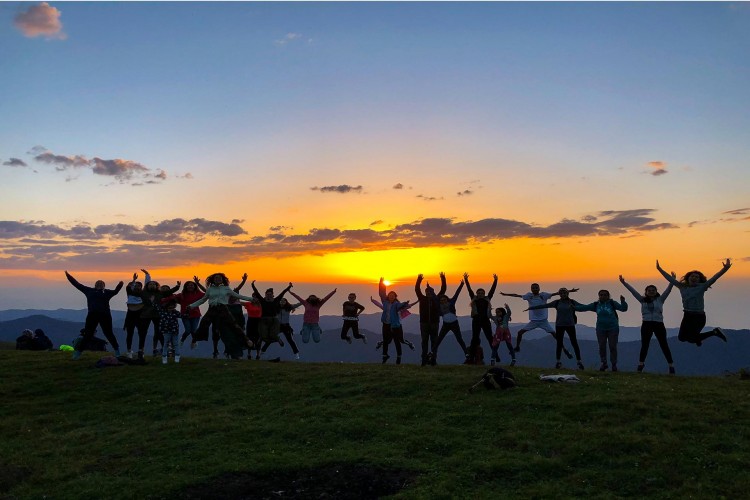 Huser Yaylası gün batımı