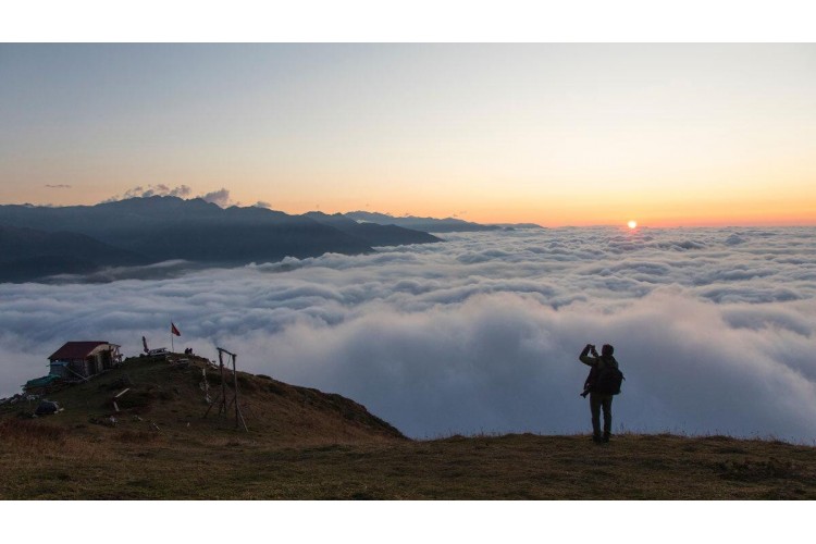 Huser Yaylası gün batımı