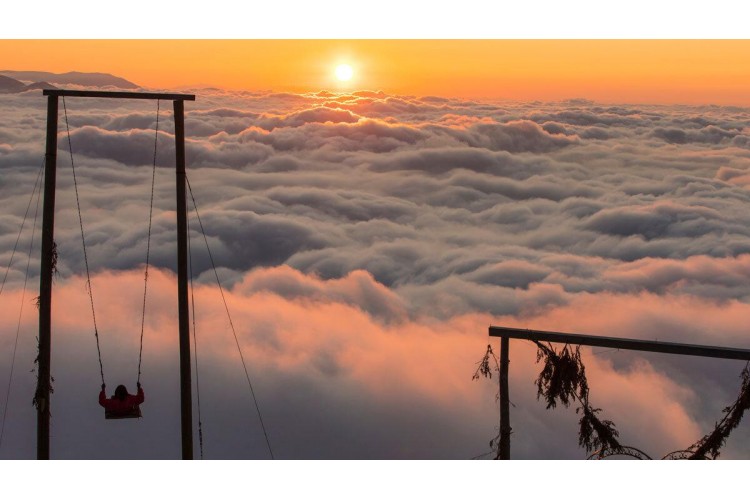 Huser Yaylası gün batımı