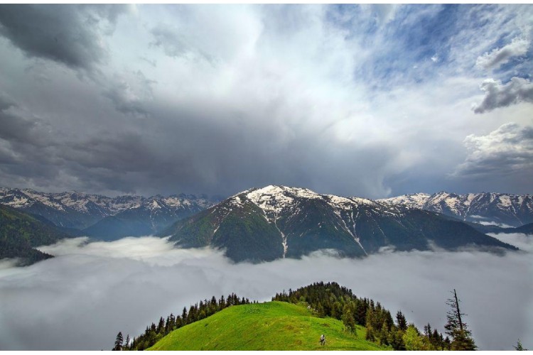 Huser Yaylası gün batımı