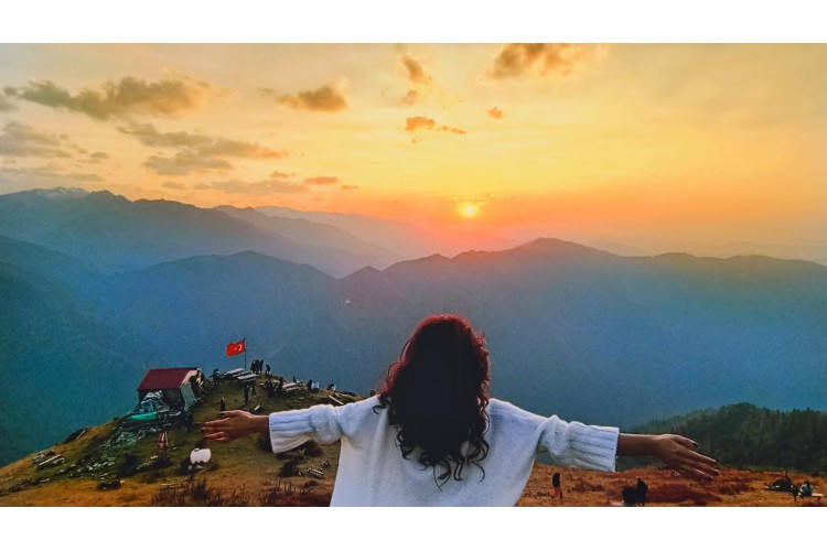 Huser Yaylası gün batımı