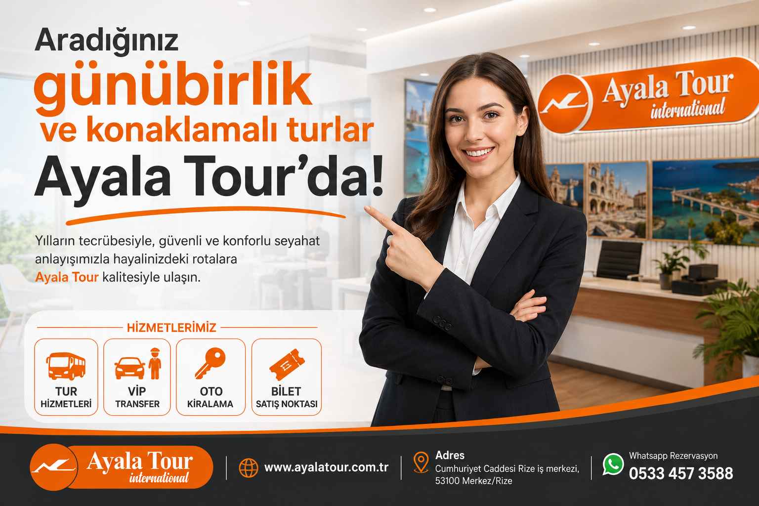 Ayala Tour avantajları, Rize çıkışlı günübirlik turlar, yayla turları ve Karadeniz gezi hizmetleri