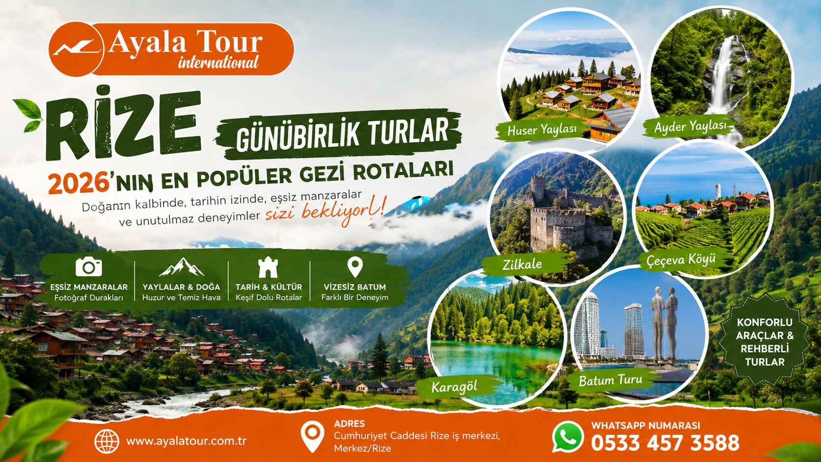 Rize günübirlik Gito Yaylası turu ve 2026 Karadeniz gezi rotaları