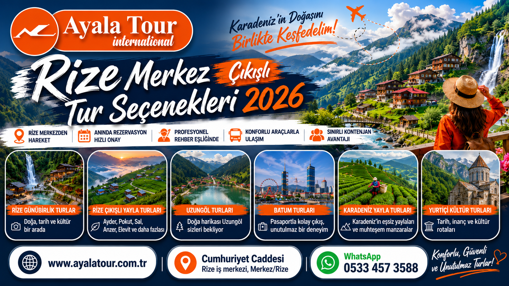 Rize Merkez Çıkışlı Tur Seçenekleri - Ayder Yaylası Günübirlik Tur Rize merkez çıkışlı Ayder Yaylası turu ve günübirlik Karadeniz tur seçenekleri