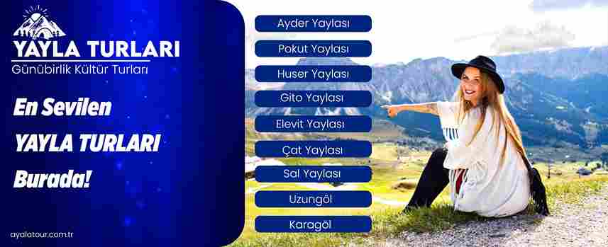 Rize Yayla Turları ve Karadeniz Günübirlik Gezi Rotaları Karadeniz Yayla Turları - Ayder Yaylası, Pokut Yaylası ve Huser Yaylası Manzaraları